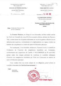 Affaire Parcours Vita : Le Premier Ministre, Dr. Chief Joseph Dion Ngute clôt le débat.