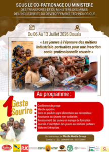 Matila Media Group lance l&rsquo;initiative « 1 Geste 1 Sourire » en faveur de l&rsquo;insertion professionnelle des jeunes.
