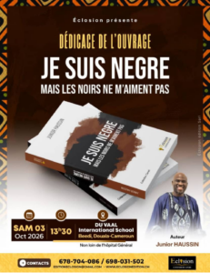 Littérature : Junior Haussin dévoile « Je suis nègre mais les noirs ne m’aiment pas » à Douala